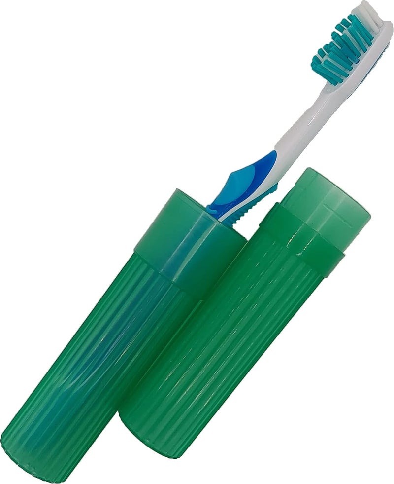 American Comb حامل فرشاة الأسنان (أخضر) - مصنوع في الولايات المتحدة الأمريكية. مع فتحات تهوية. - Image 3